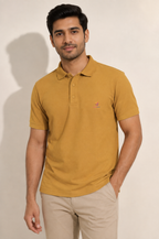 Men's Polo — Mustard Yellow