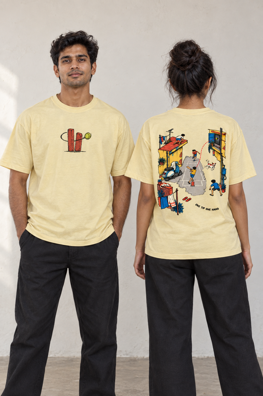 Gully Oversized Tee | Cricket